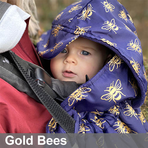 Bundlebean babywearing baby carrier sling cover winter warm