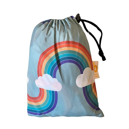 Bundlebean Lightweight Baby Carrier Rain Cover universal sling wrap backpack raincover Retro Rainbow