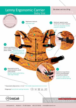 lenny lamb ergonomic sizing