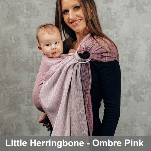 Lenny Lamb Ring Sling baby carrier soft woven cotton