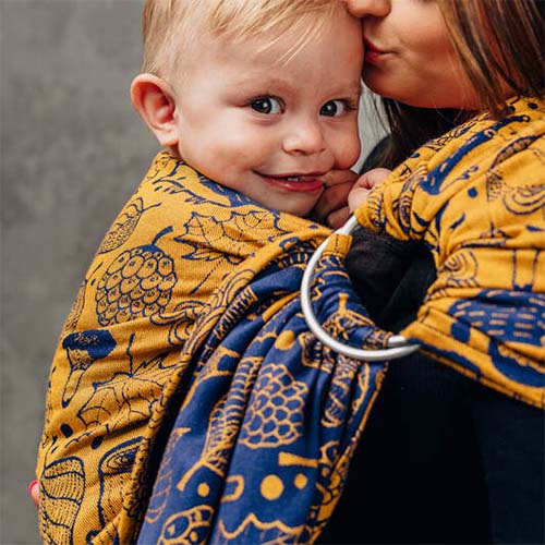 Lenny Lamb Ring Sling soft woven baby carrier