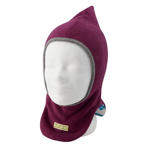 Loud + Proud reversible fleece elephant hood hat cotton organic winter babywearing uk stockist