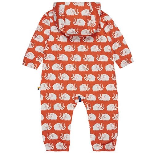 Loud + Proud water repellent outdoor baby toddler overalls organic cotton printed rainsuit uk stockist