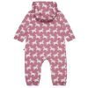 Loud + Proud water repellent outdoor baby toddler overalls organic cotton printed rainsuit uk stockist