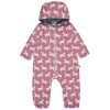 Loud + Proud water repellent outdoor baby toddler overalls organic cotton printed rainsuit uk stockist