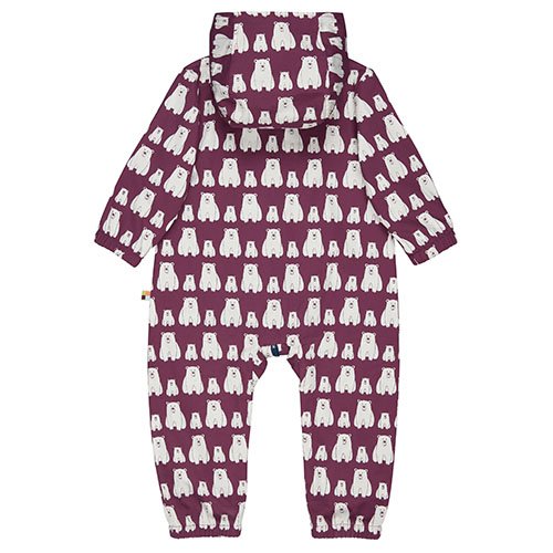 Loud + Proud water repellent outdoor overalls organic cotton printed rainsuit uk stockist