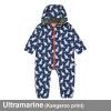 Loud + Proud water repellent outdoor baby toddler overalls organic cotton printed rainsuit uk stockist