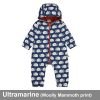 Loud + Proud water repellent outdoor baby toddler overalls organic cotton printed rainsuit uk stockist