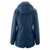 Mamalila Cosy Allrounder babywearing coat in Navy, back view