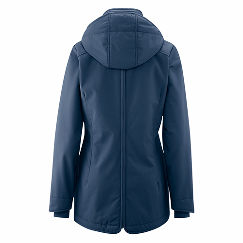 Mamalila Cosy Allrounder babywearing coat in Navy, back view