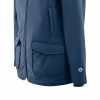 Pocket details on Mamalila Cosy Allrounder babywearing coat in Navy