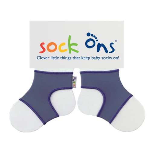 Sock Ons keep socks on baby and toddler feet